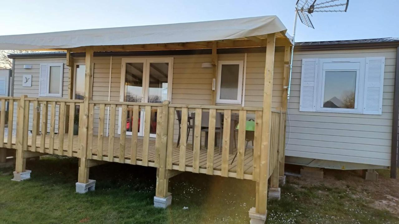 Mobilhome 6 Personnes Biville-sur-Mer ภายนอก รูปภาพ